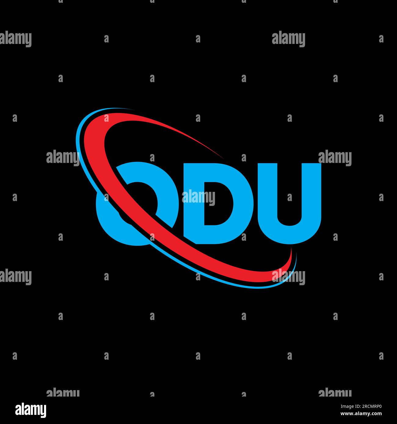 ODU logo. ODU letter. ODU letter logo design. Initials ODU logo linked