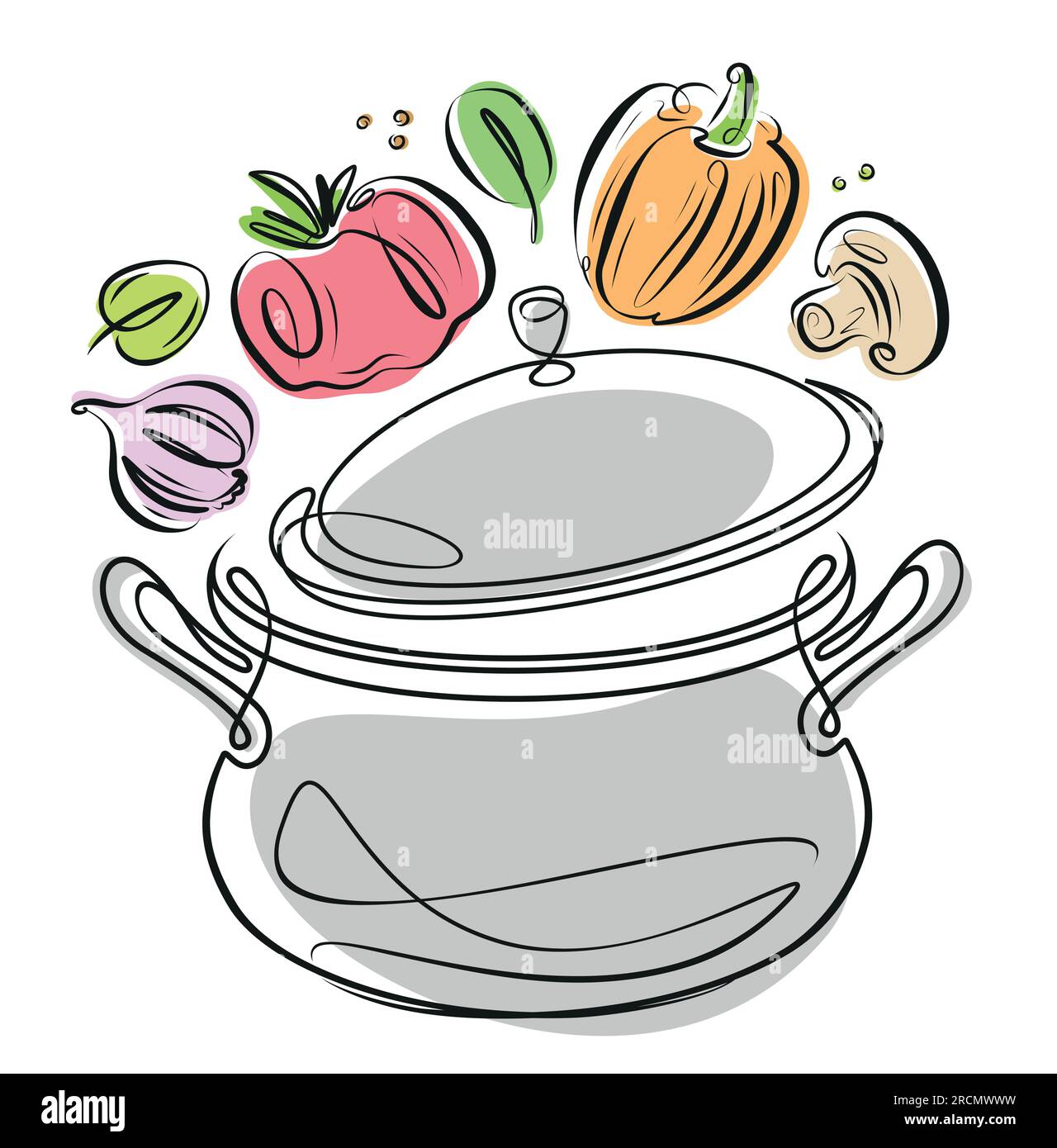 https://c8.alamy.com/comp/2RCMWWW/food-cooking-ingredients-in-kitchen-pot-fresh-vegetables-and-saucepan-with-lid-vector-illustration-2RCMWWW.jpg