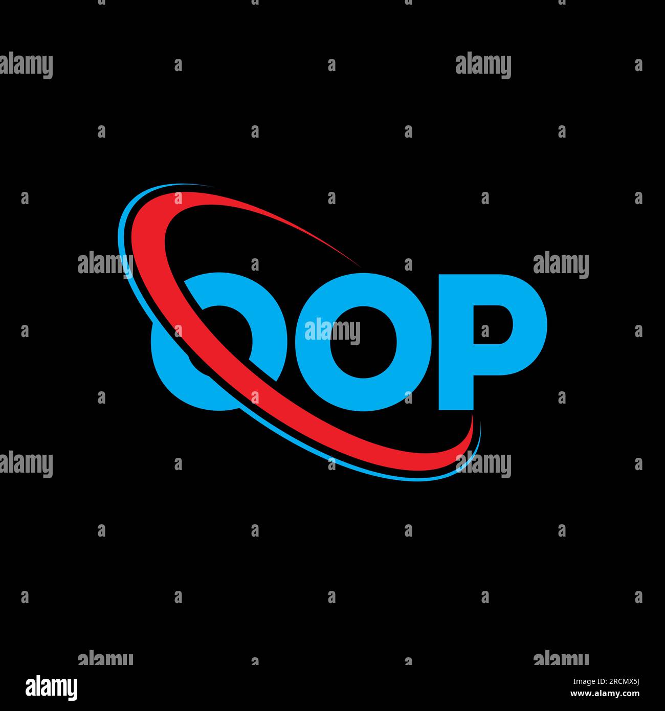 OOP logo. OOP letter. OOP letter logo design. Initials OOP logo linked