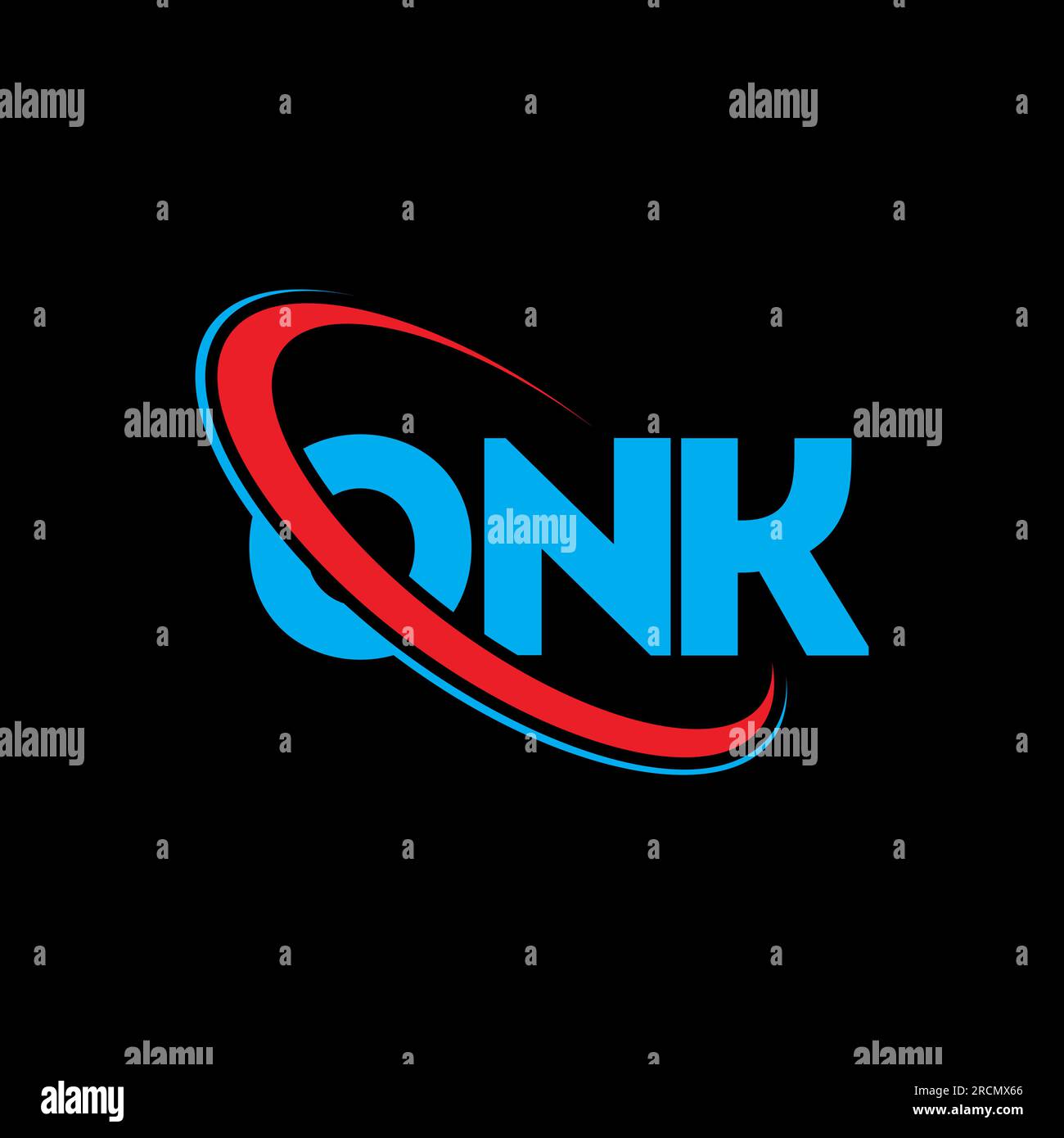 ONK logo. ONK letter. ONK letter logo design. Initials ONK logo linked ...