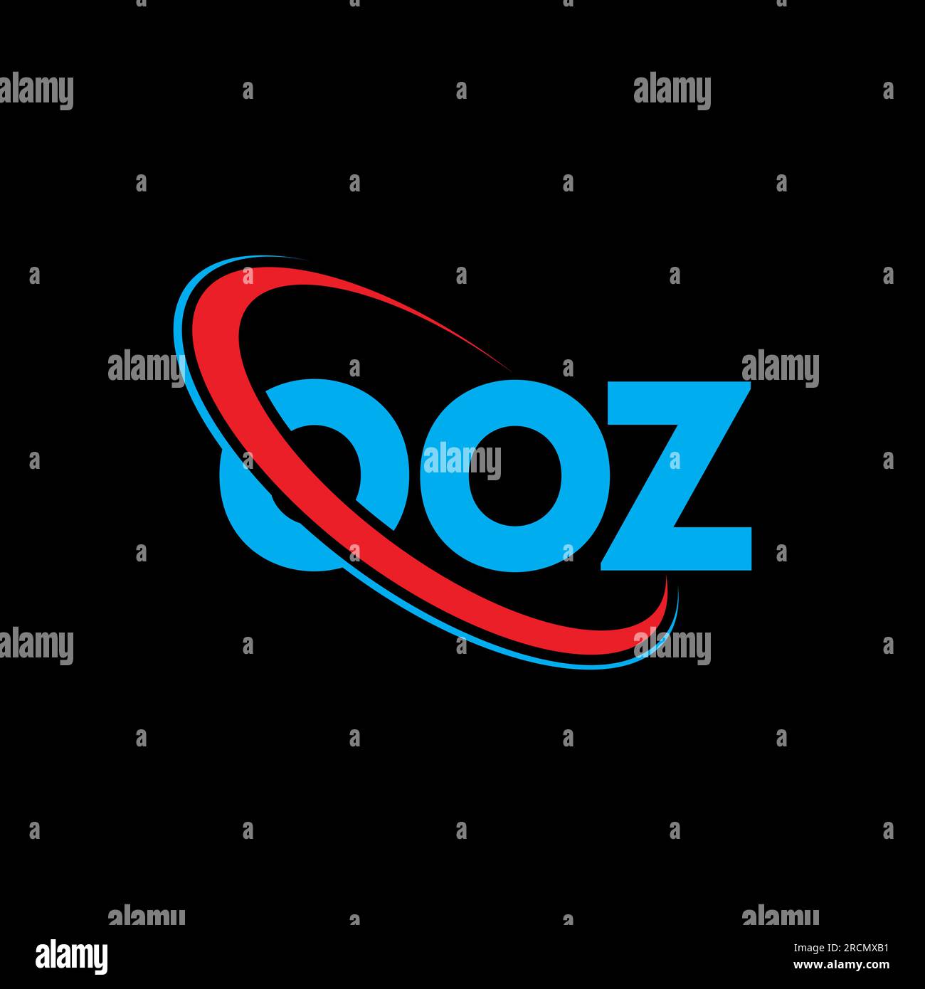 OOZ logo. OOZ letter. OOZ letter logo design. Initials OOZ logo linked ...