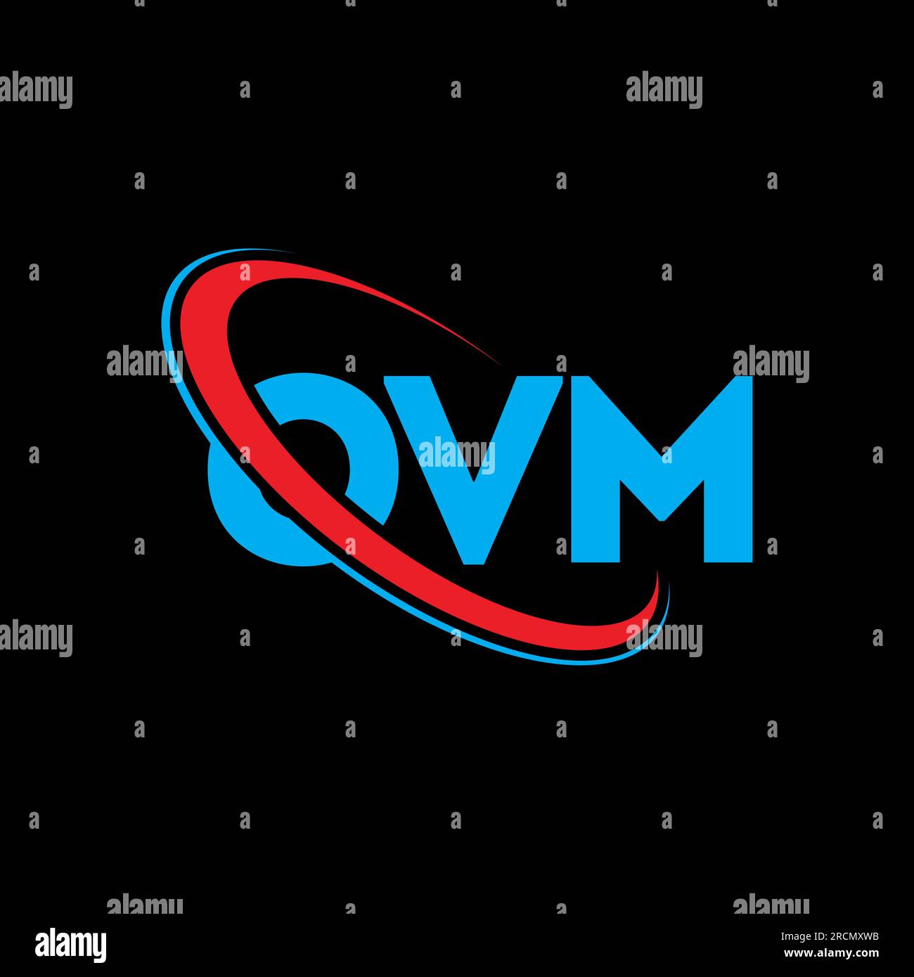 OVM logo. OVM letter. OVM letter logo design. Initials OVM logo linked ...