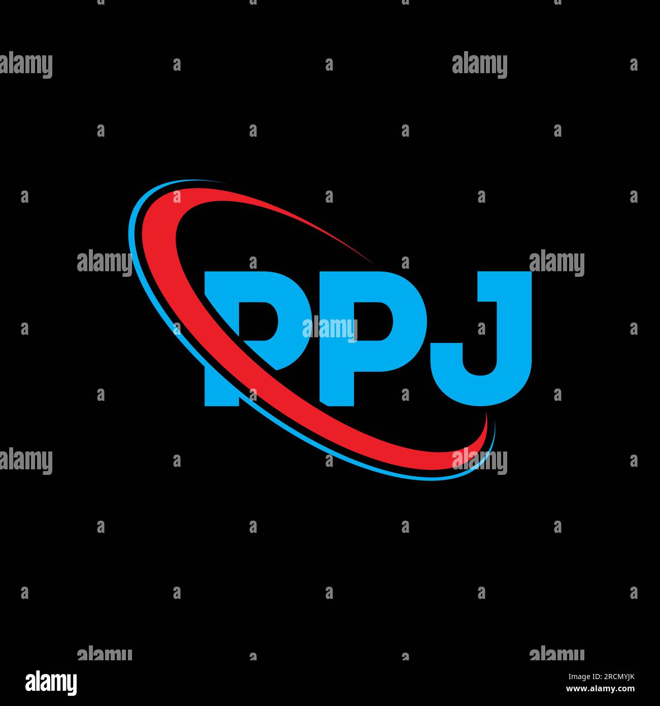 PPJ logo. PPJ letter. PPJ letter logo design. Initials PPJ logo linked ...