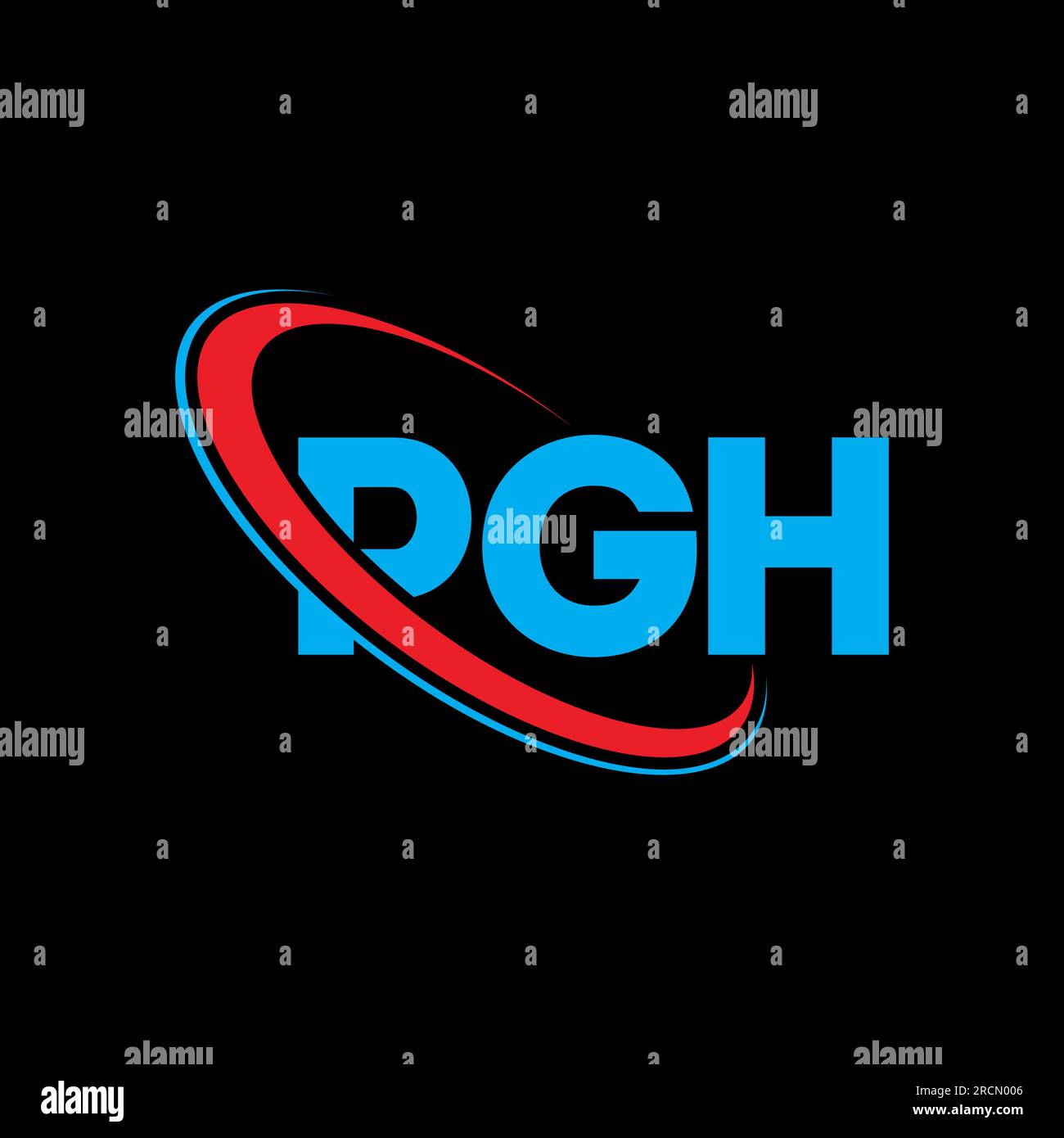 PGH logo. PGH letter. PGH letter logo design. Initials PGH logo linked