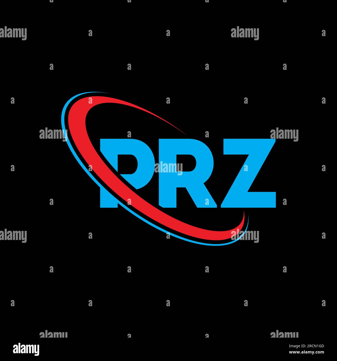 PRZ logo. PRZ letter. PRZ letter logo design. Initials PRZ logo linked