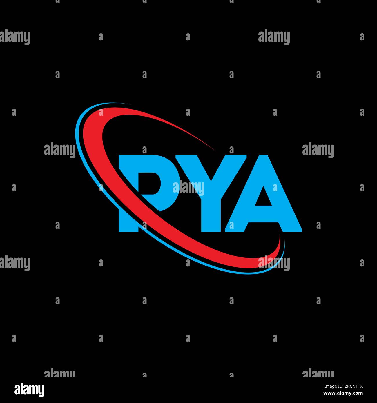 Pya circle logo Stock Vector Images - Alamy