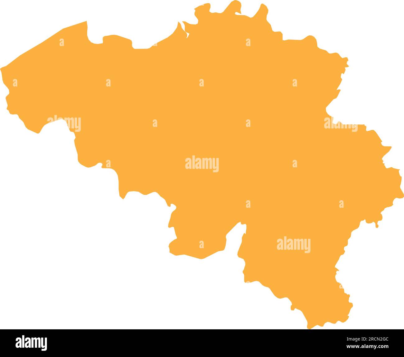 ORANGE CMYK color map of BELGIUM Stock Vector Image & Art - Alamy