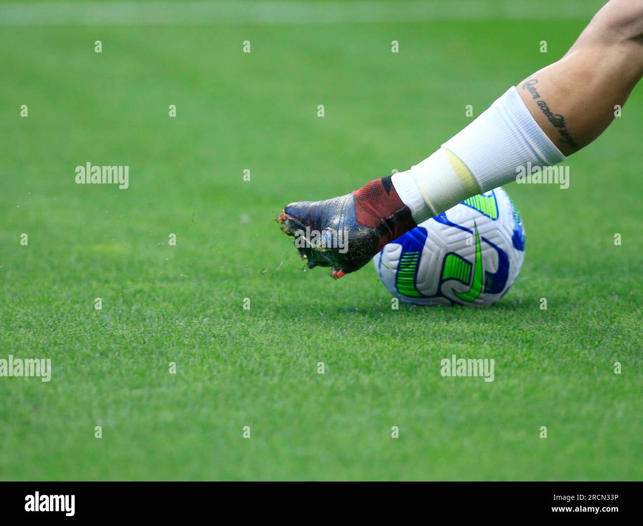 Sao Paulo, Brazil. 15th July, 2023. Roger Guedes during a match between Corinthians and America Mg at Neo Quimica Arena in Sao Paulo, Brazil (Fernando Roberto/SPP) Credit: SPP Sport Press Photo. /Alamy Live News Stock Photo