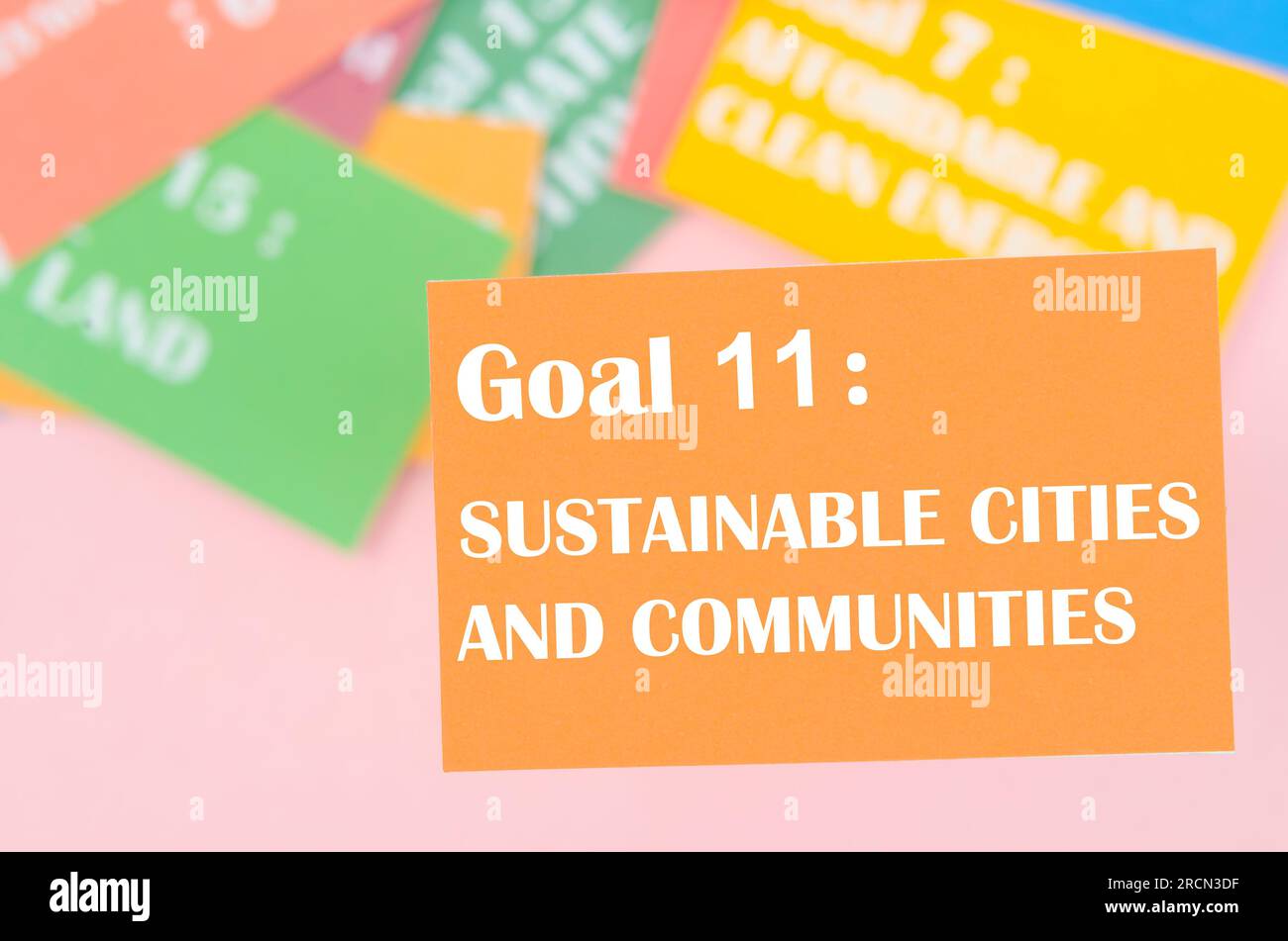 Goal 11 : Sustainable Cities And Communities. The SDGs 17 Development ...