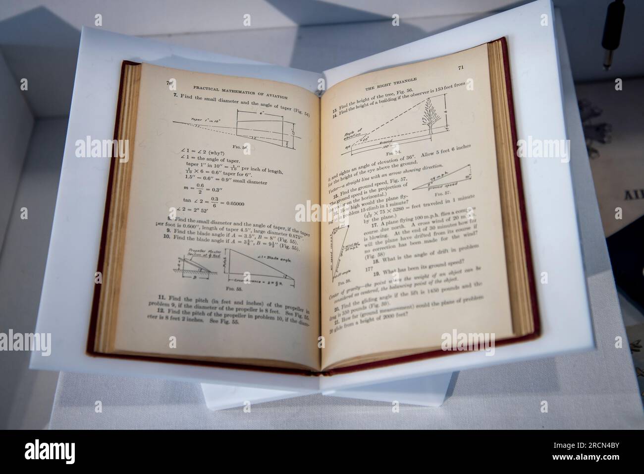 Atchison, Kansas. Amelia Earhart hangar museum. Exhibit of the Book of ...