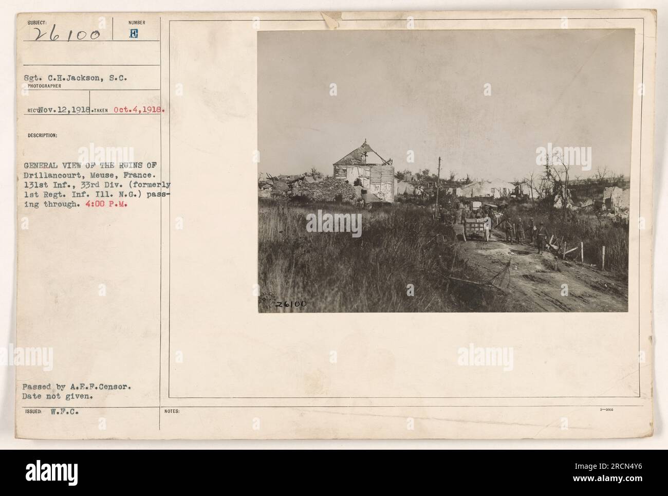 WW1 1918 photo crashed American biplane Gercourt, Meuse-Argonne France WW1 1918 photo crashed American biplane Gercourt, Meuse-Argonne France