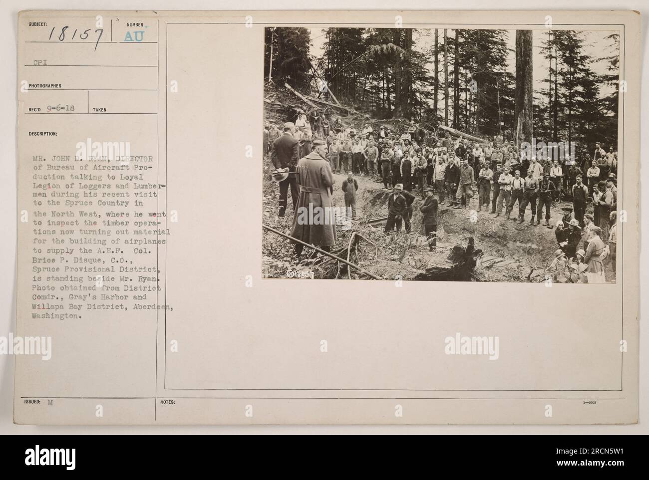 Loyal legion of loggers hires stock photography and images Alamy