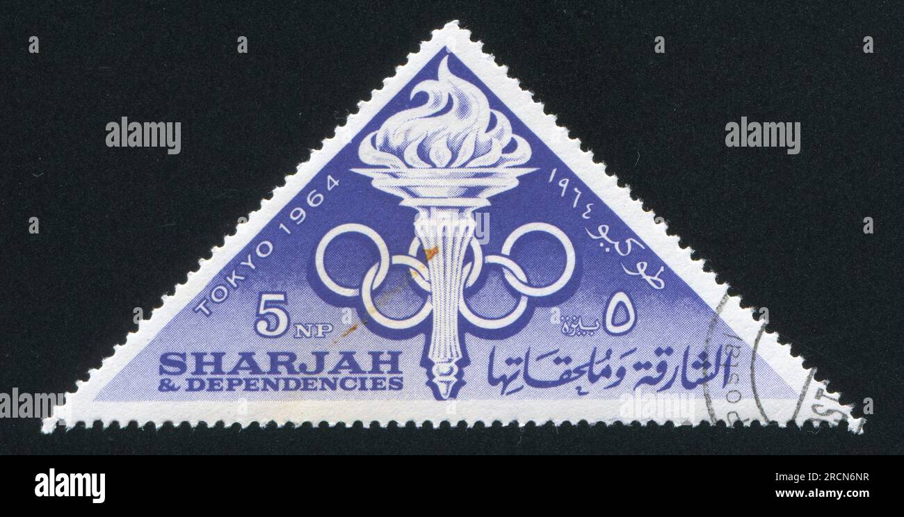 SHARJAH AND DEPENDENCIES CIRCA 1964 stamp printed by Sharjah and