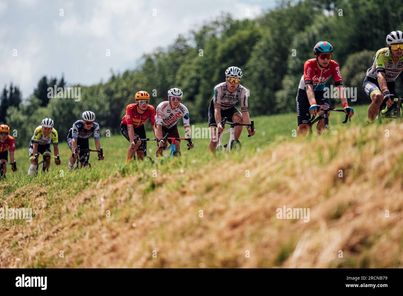 Morzine, France. 15th July, 2023. Picture by Zac 15