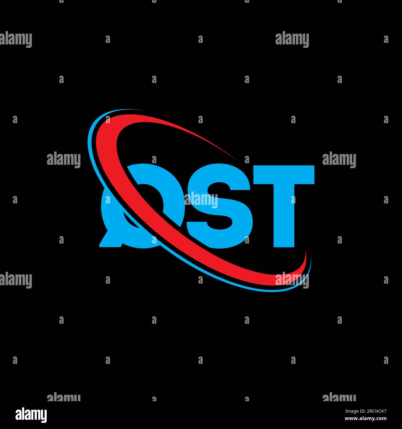 Qst circle logo Stock Vector Images Alamy