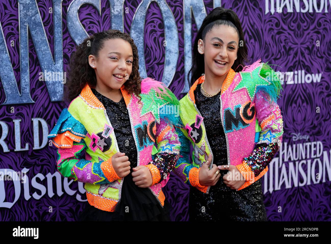 Dallas Skye and Tinie T of XOMG POP! arrive at the world premiere of ...