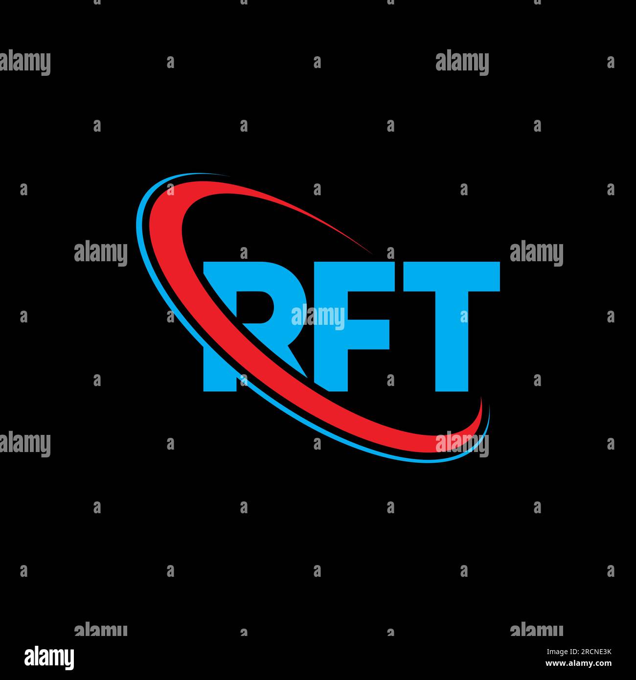 RFT logo. RFT letter. RFT letter logo design. Initials RFT logo linked