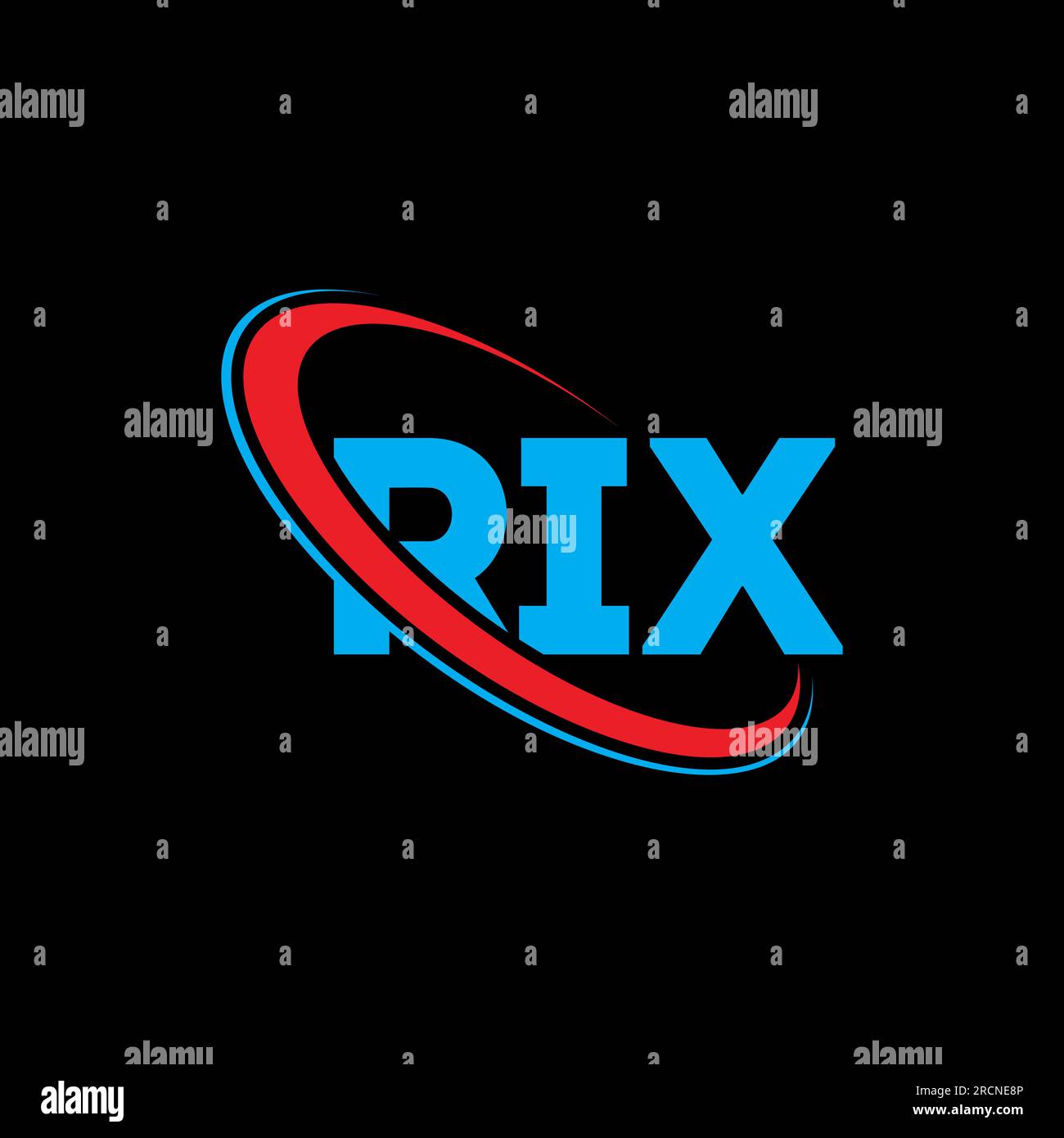 RIX logo. RIX letter. RIX letter logo design. Initials RIX logo linked