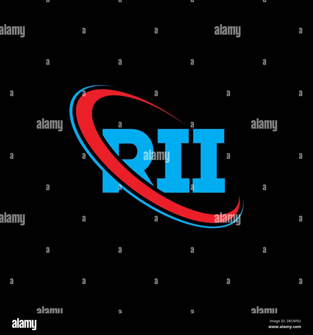 RII logo. RII letter. RII letter logo design. Initials RII logo linked