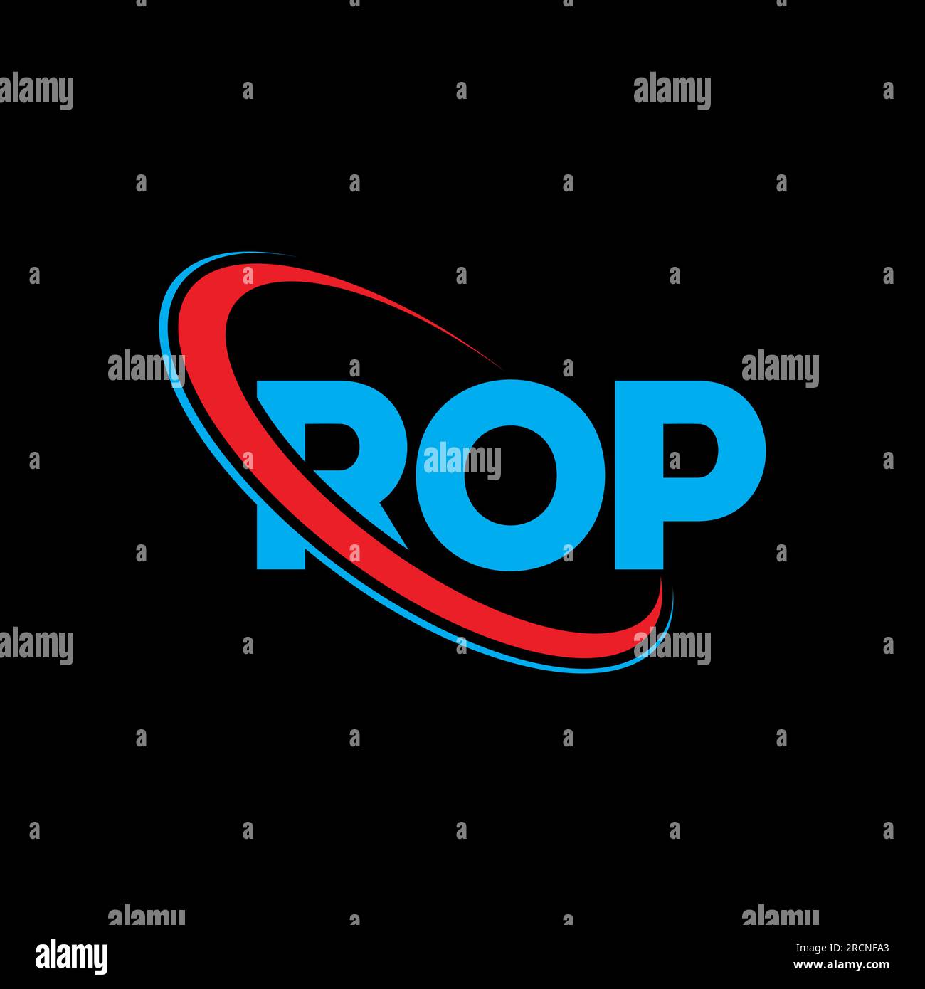 ROP logo. ROP letter. ROP letter logo design. Initials ROP logo