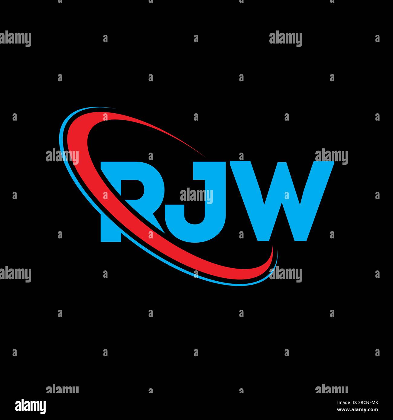 RJW logo. RJW letter. RJW letter logo design. Initials RJW logo linked ...