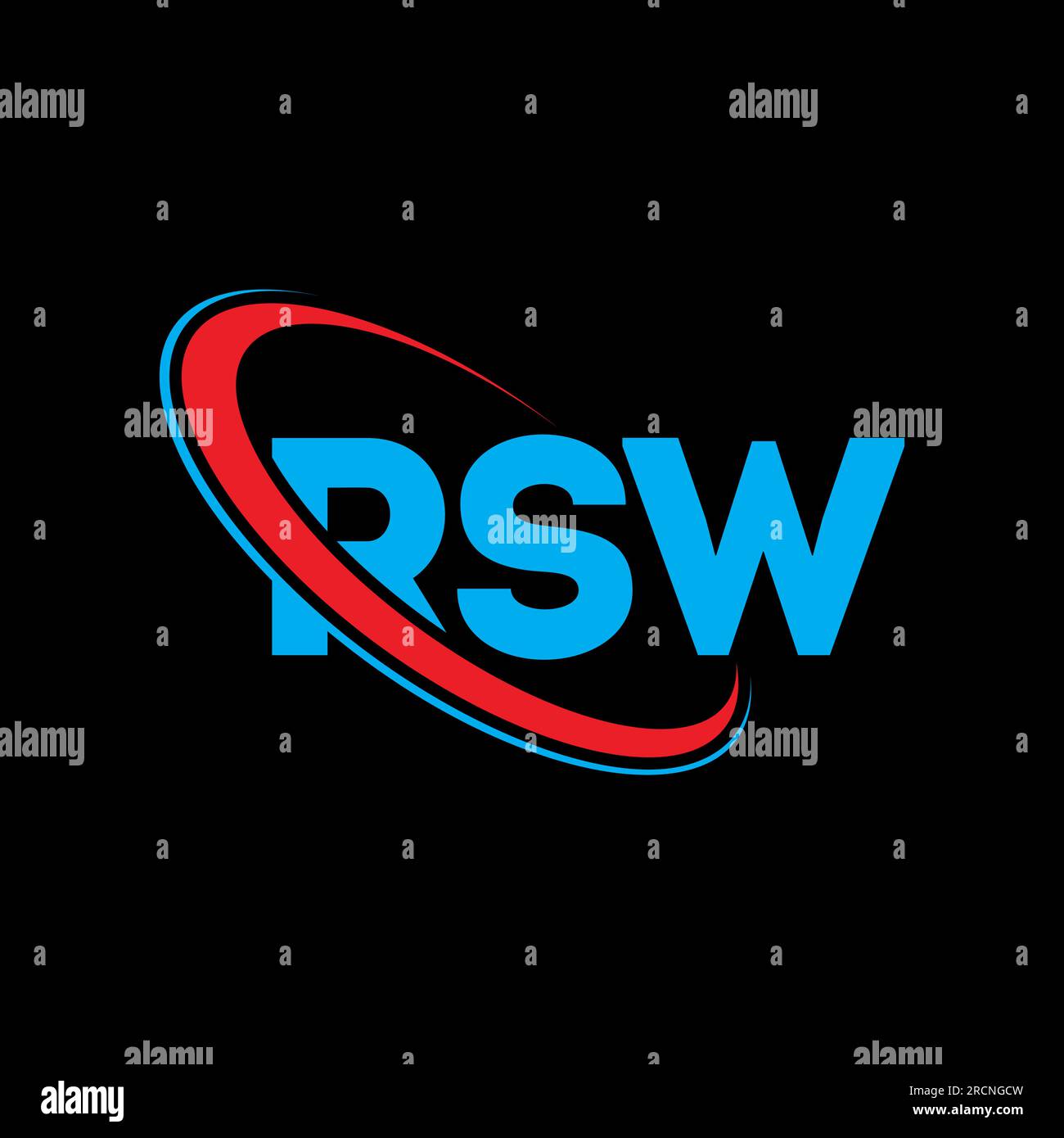 Rsw minimalist logo Stock Vector Images Alamy