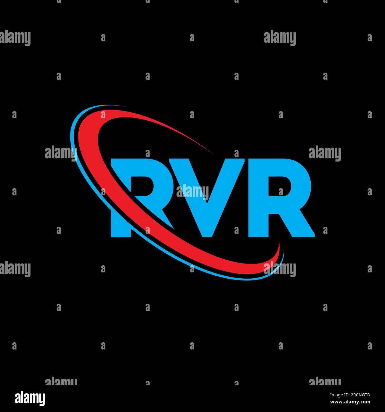 RVR logo. RVR letter. RVR letter logo design. Initials RVR logo linked