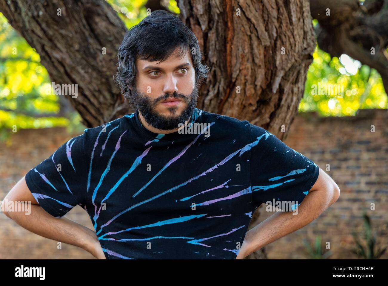 Serious caucasian guy in white hi-res stock photography and images - Alamy