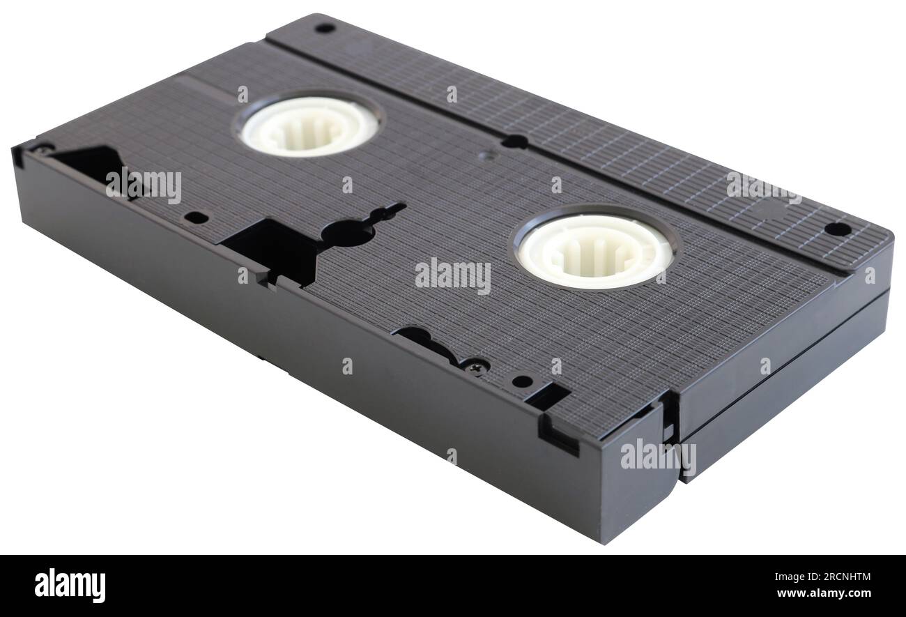 Old video cassette closeup and isolated Stock Photo Alamy