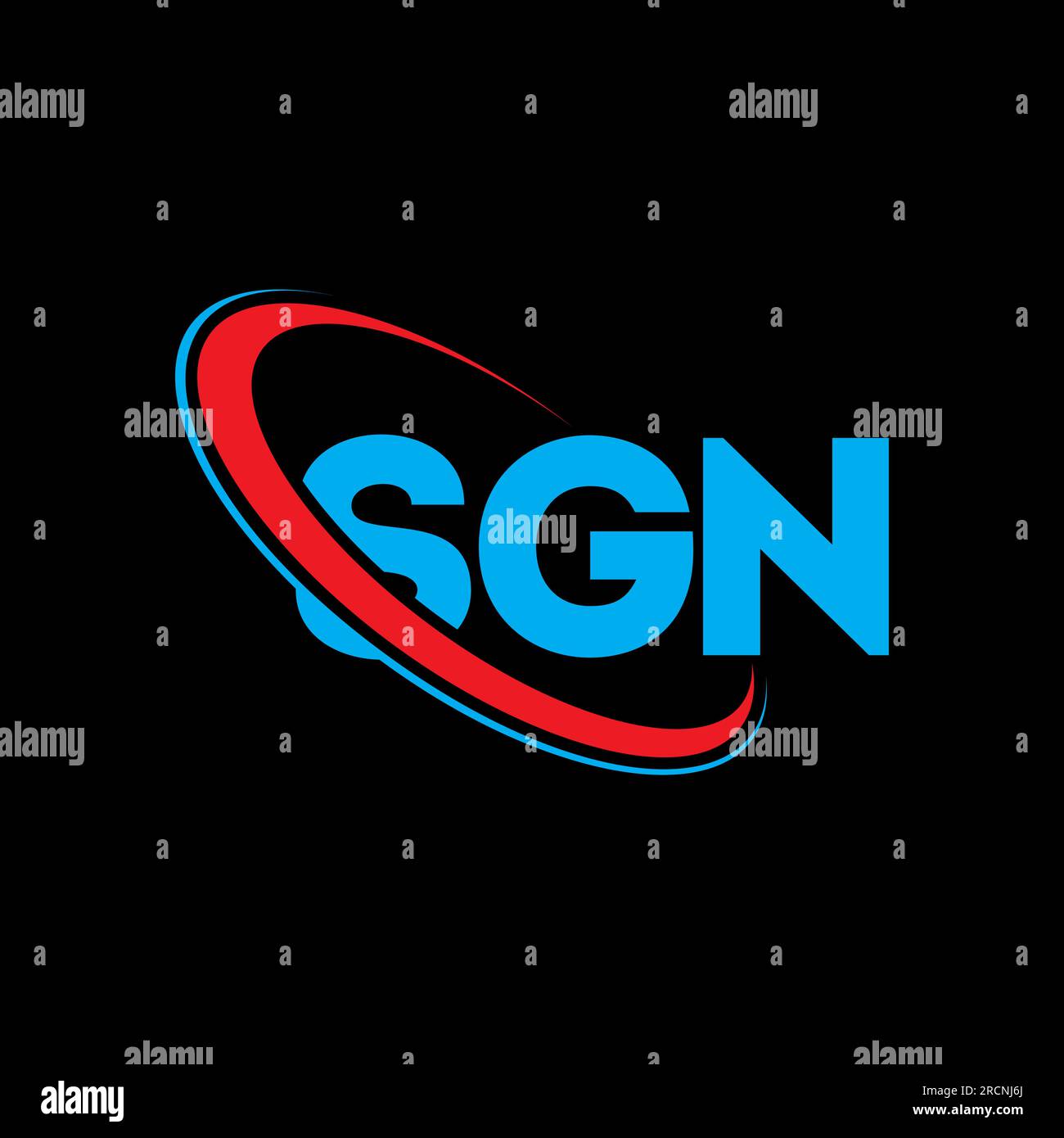 SGN logo. SGN letter. SGN letter logo design. Initials SGN logo linked