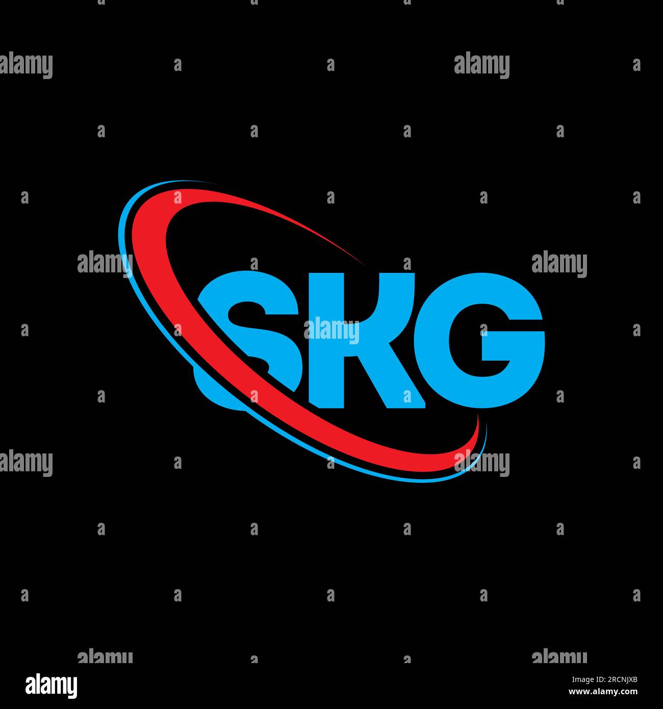 SKG logo. SKG letter. SKG letter logo design. Initials SKG logo linked ...