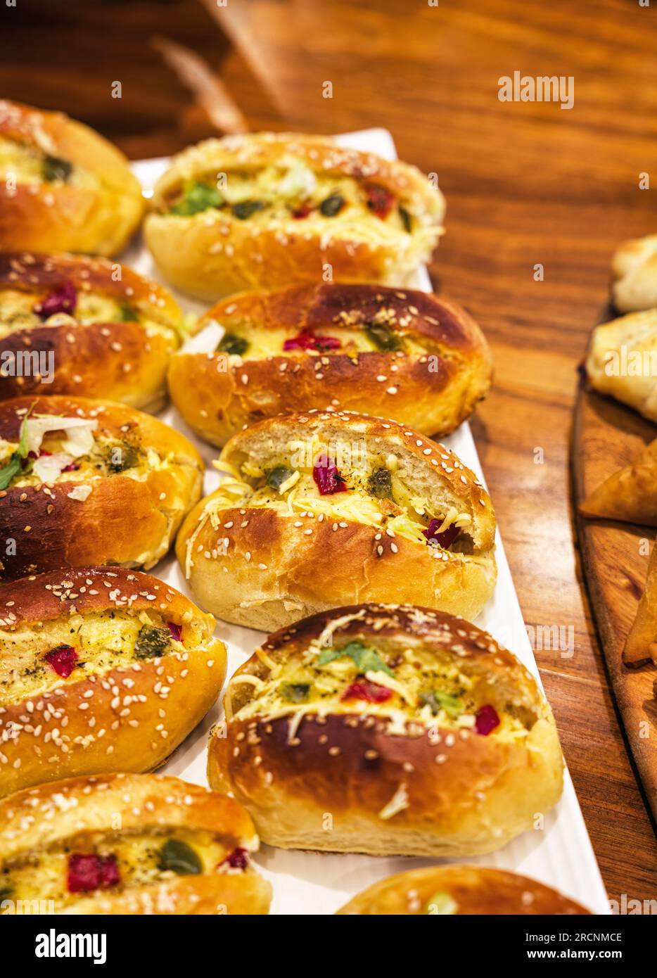 mini pizza with pepperoni and mozzarella cheese, finger food, kids