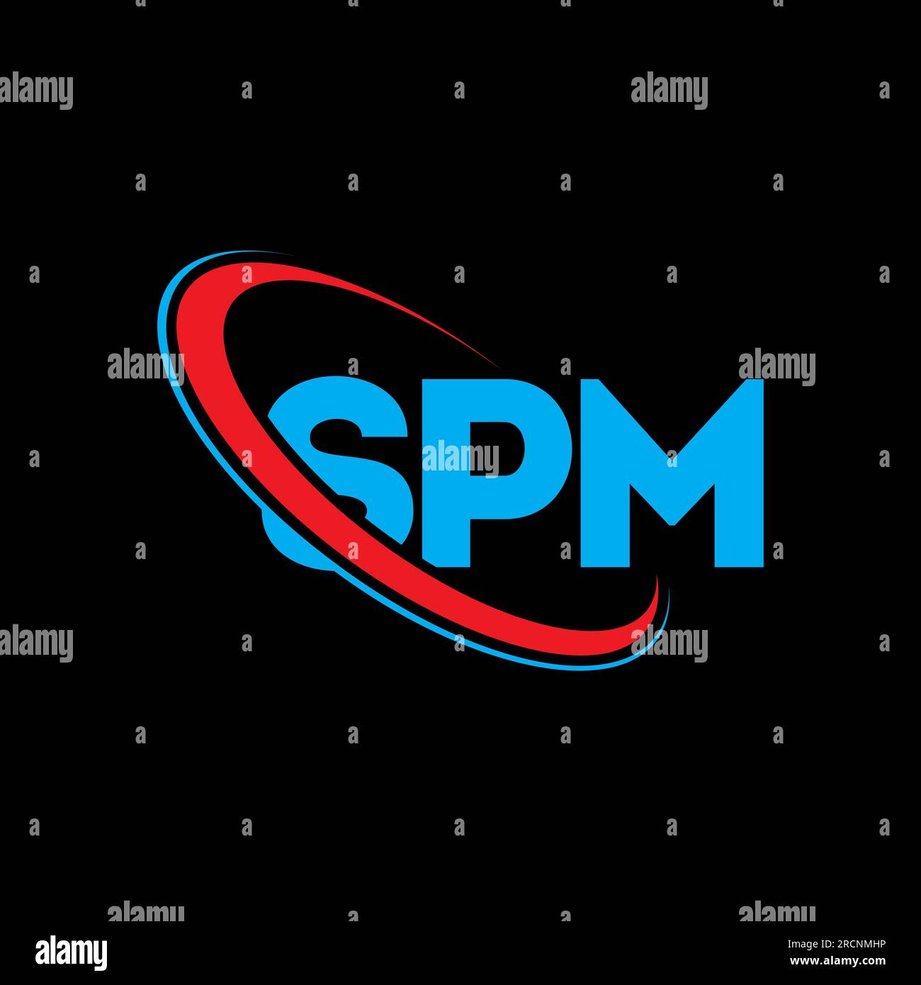 SPM letter logo design in illustration. Vector logo, calligraphy designs  for logo, Poster, Invitation, etc. 14890429 Vector Art at Vecteezy