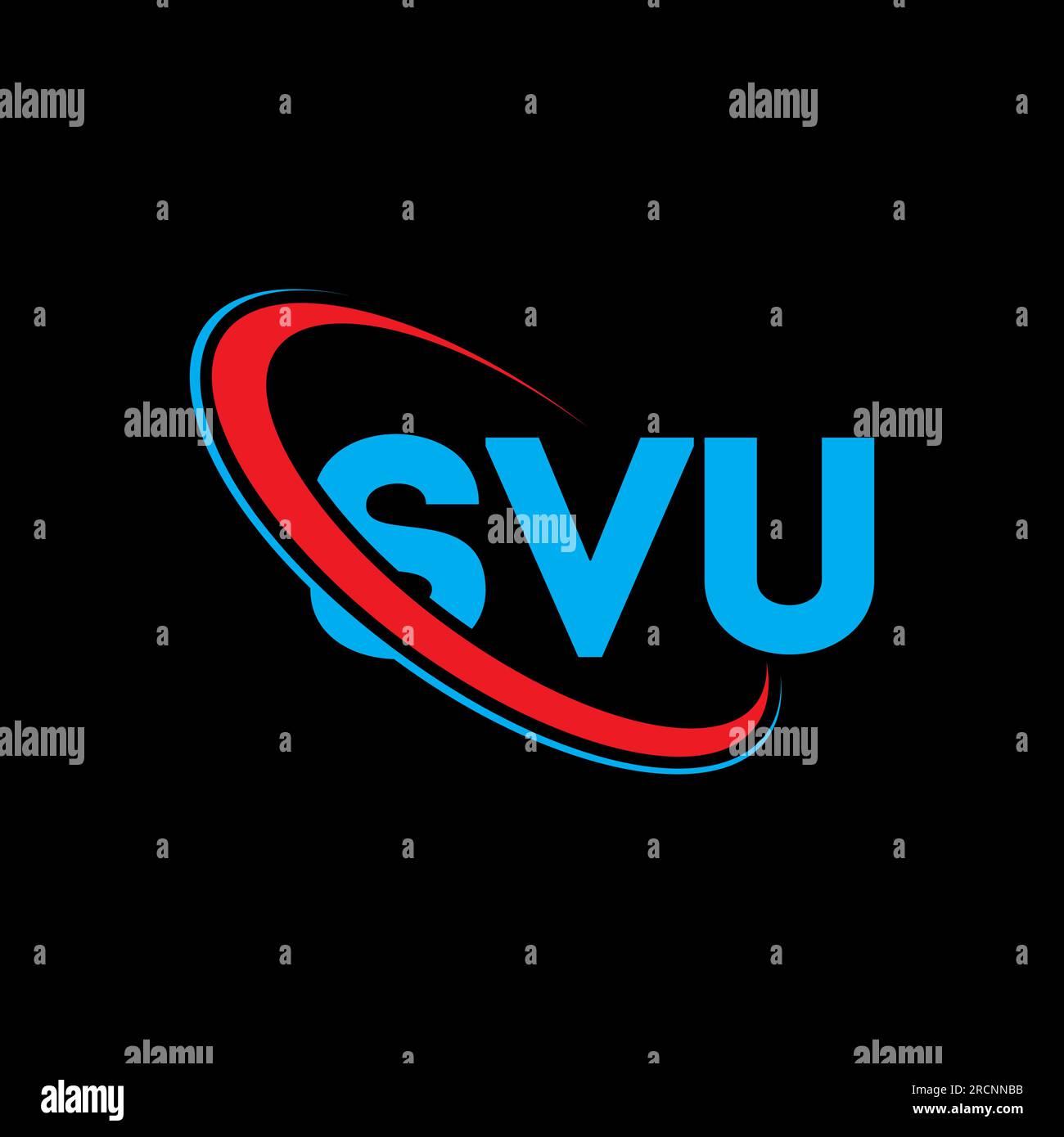 SVU logo. SVU letter. SVU letter logo design. Initials SVU logo linked