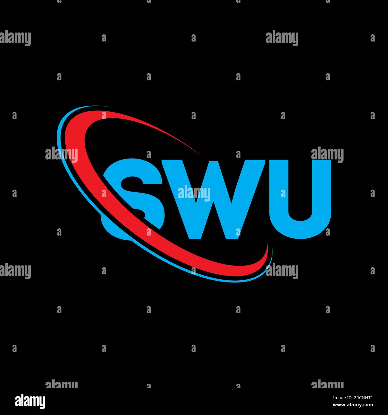 SWU logo. SWU letter. SWU letter logo design. Initials SWU logo linked