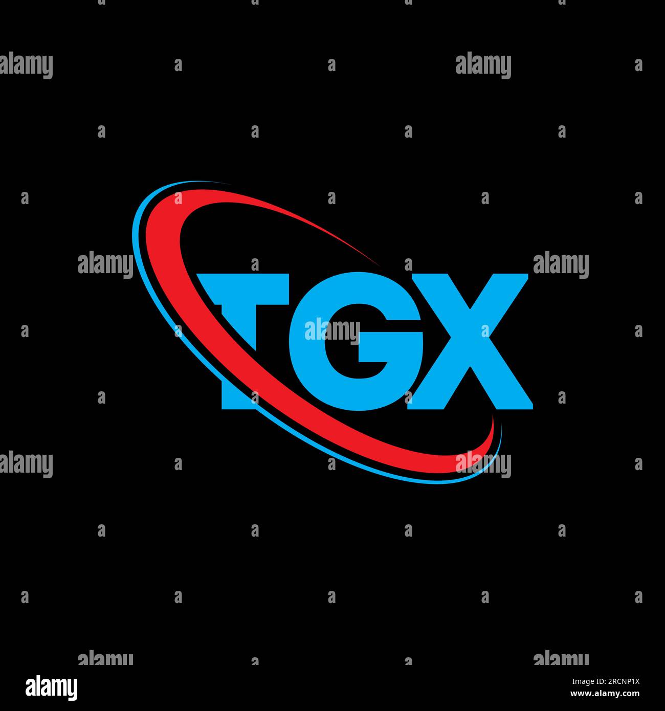 TGX logo. TGX letter. TGX letter logo design. Initials TGX logo linked