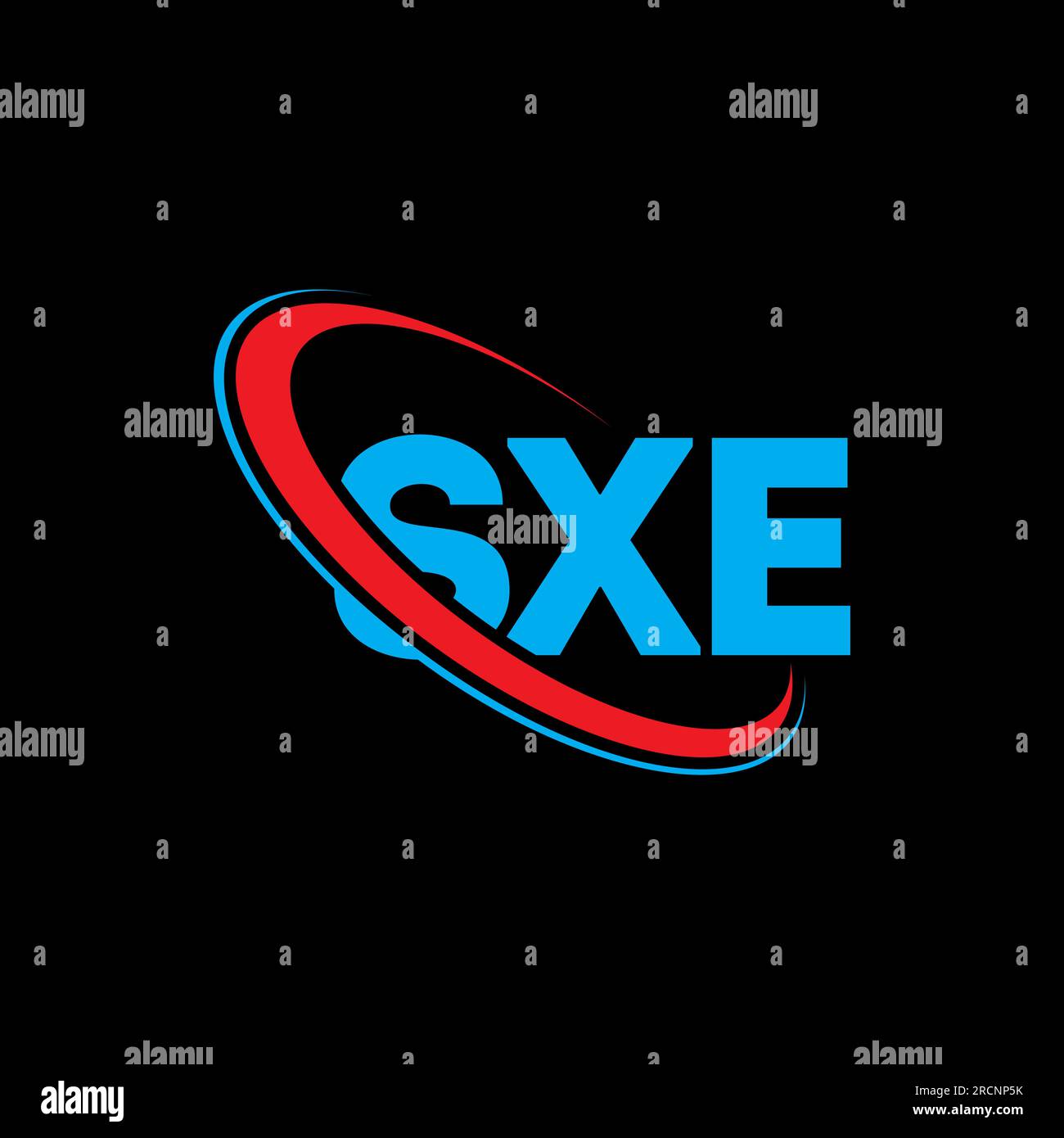 Sxe logo design hi-res stock photography and images - Alamy