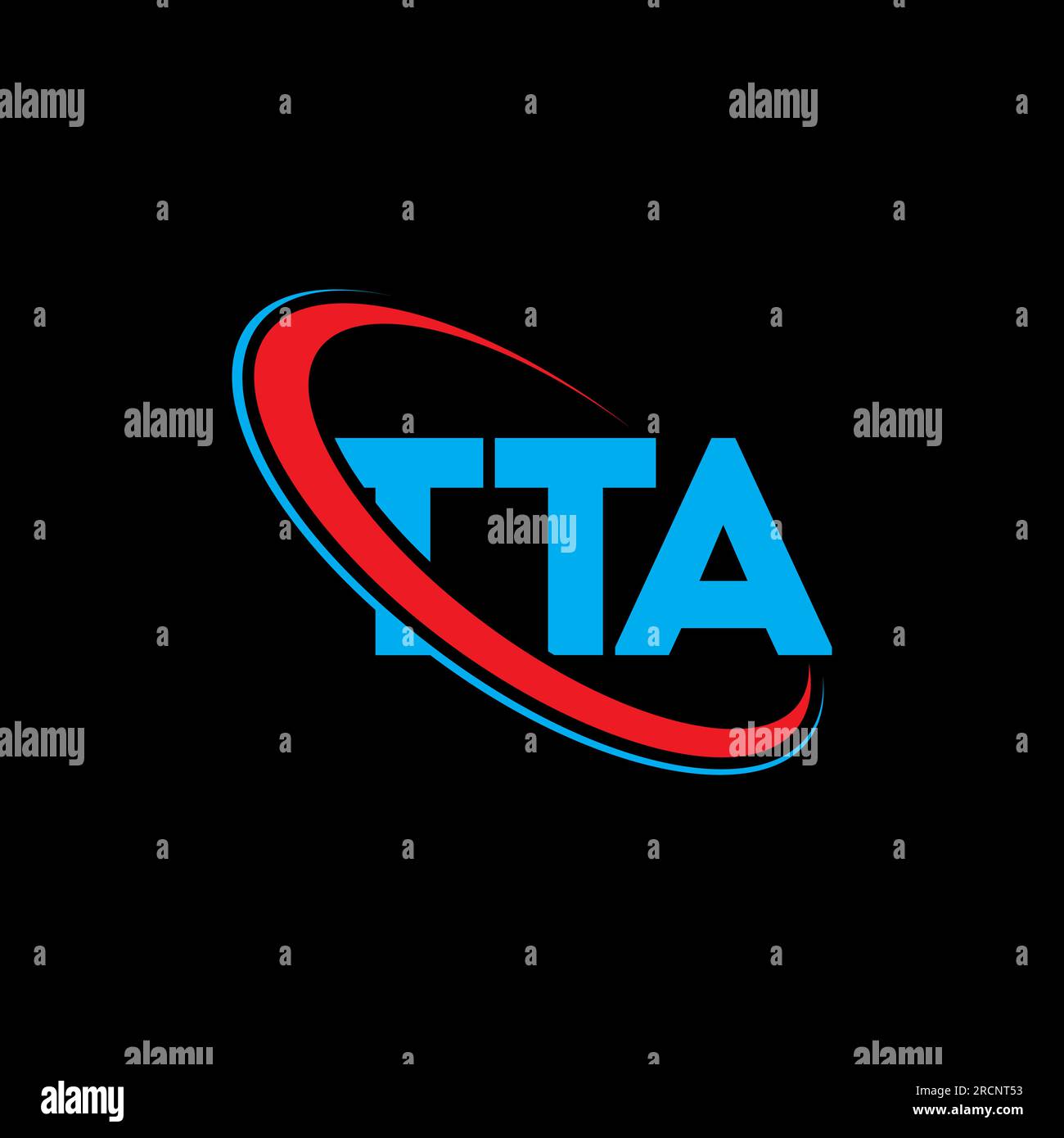 TTA logo. TTA letter. TTA letter logo design. Initials TTA logo linked ...