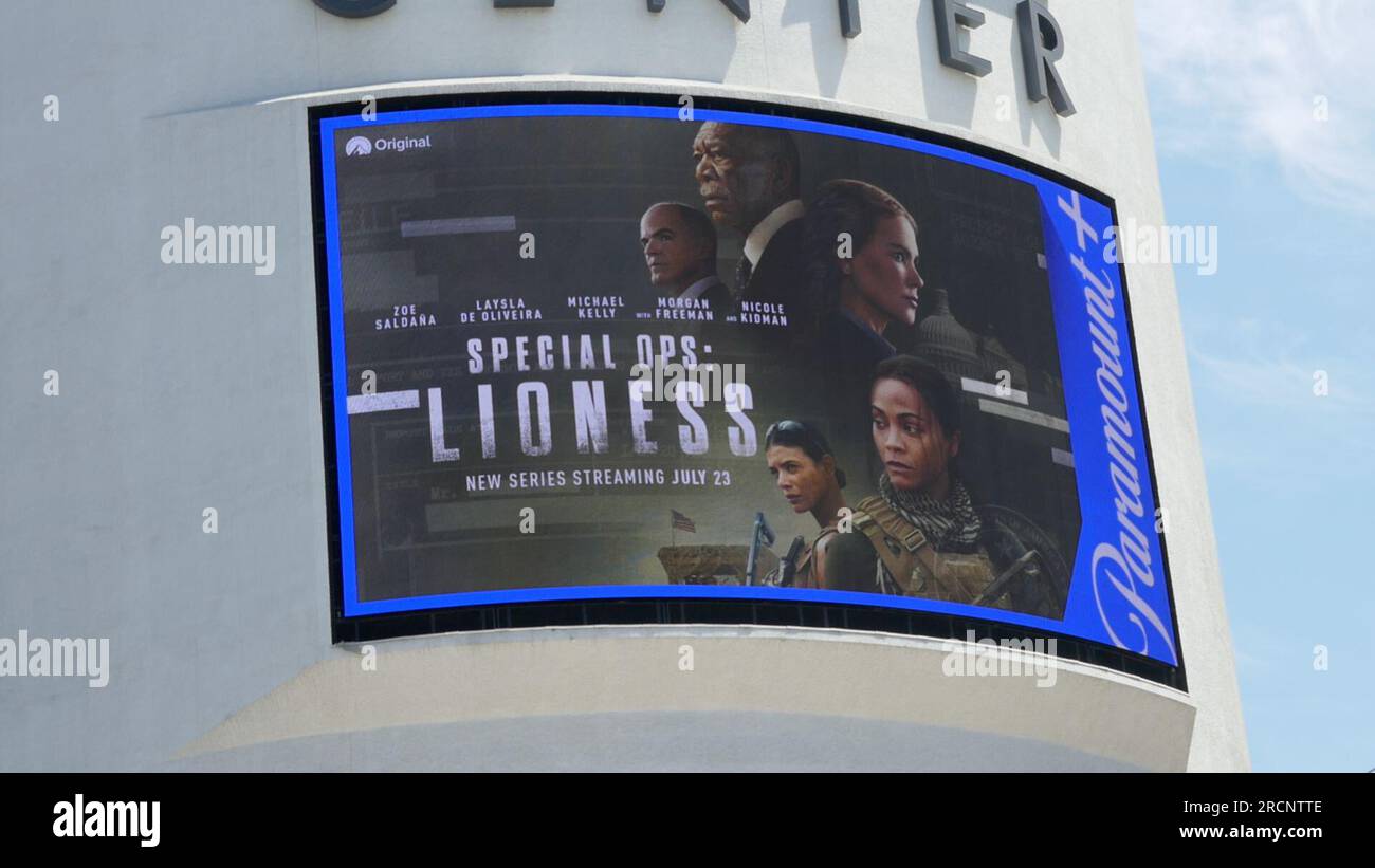 West Hollywood, California, USA 15th July 2023 Special Ops Lioness ...