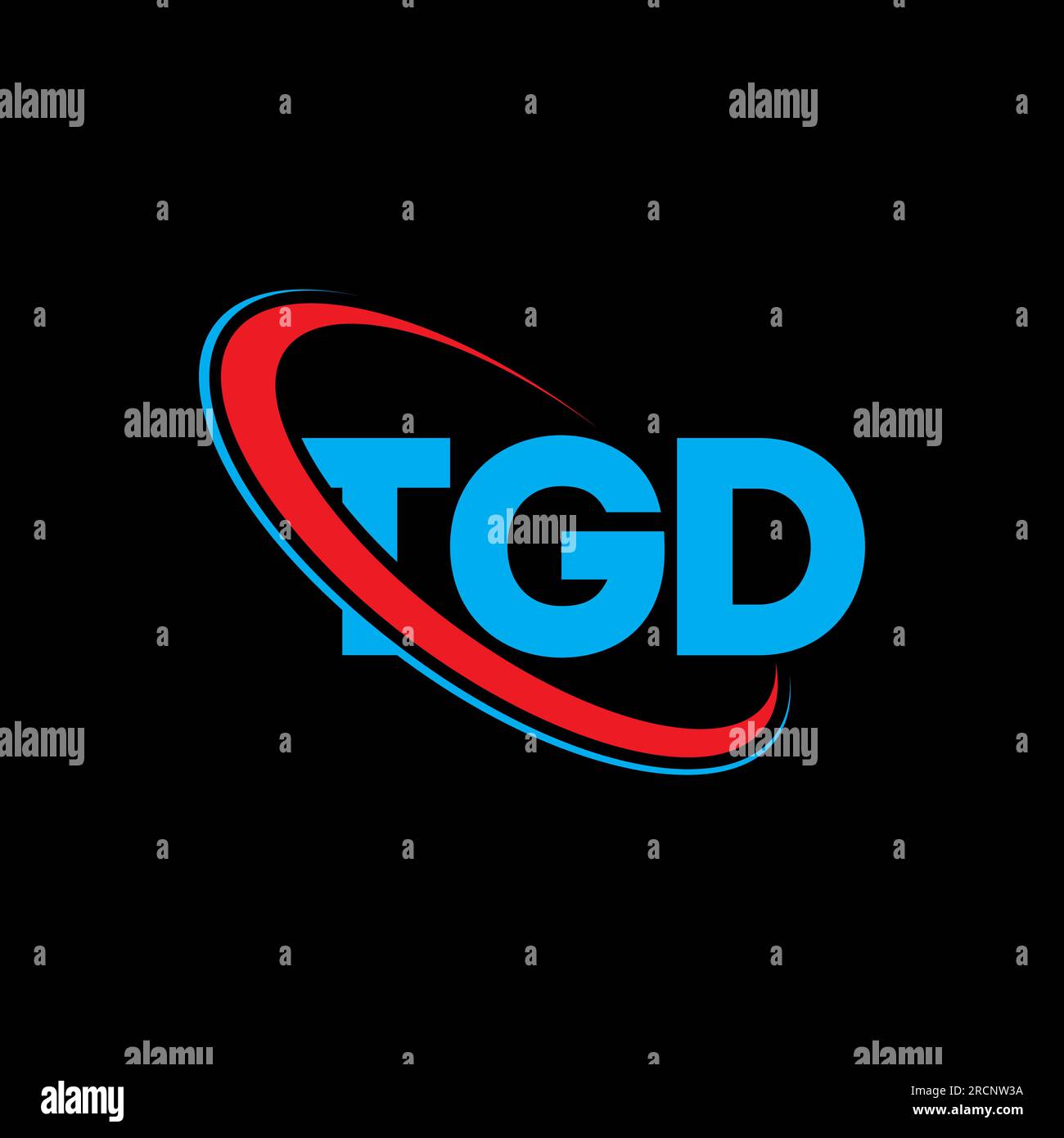 TGD logo. TGD letter. TGD letter logo design. Initials TGD logo linked ...