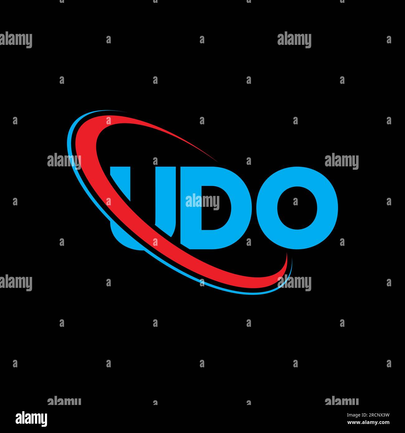 UDO logo. UDO letter. UDO letter logo design. Initials UDO logo linked ...