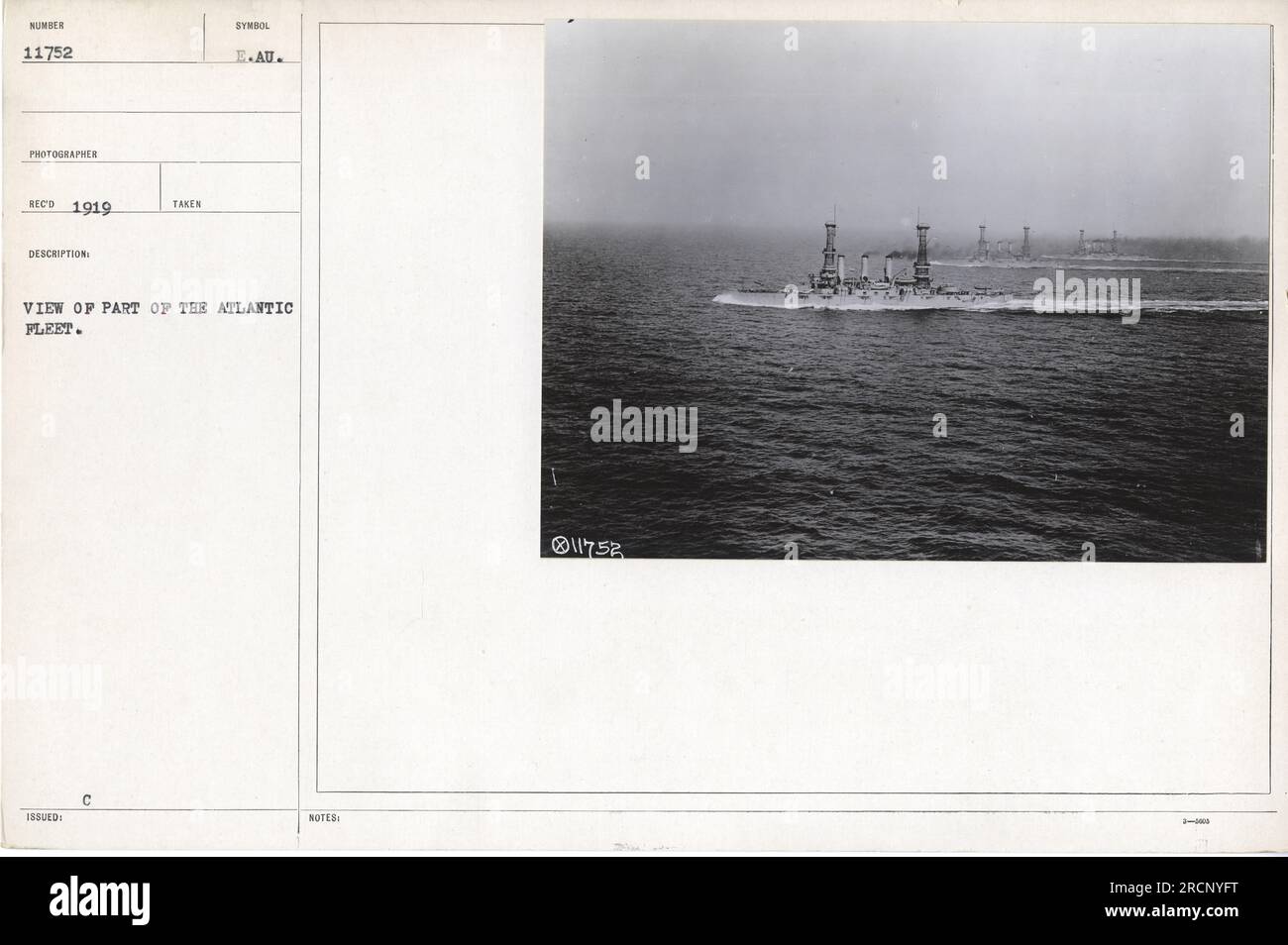 Naval Review of the Atlantic Fleet, taken in 1919. The photograph ...