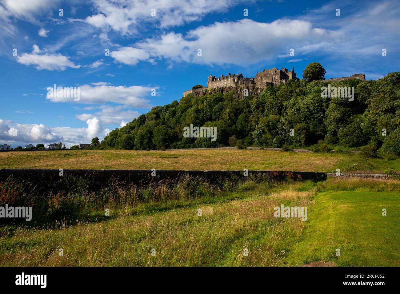 Stirling Castle viewed from King's Knot, one of the most famous and important Scottish Castles