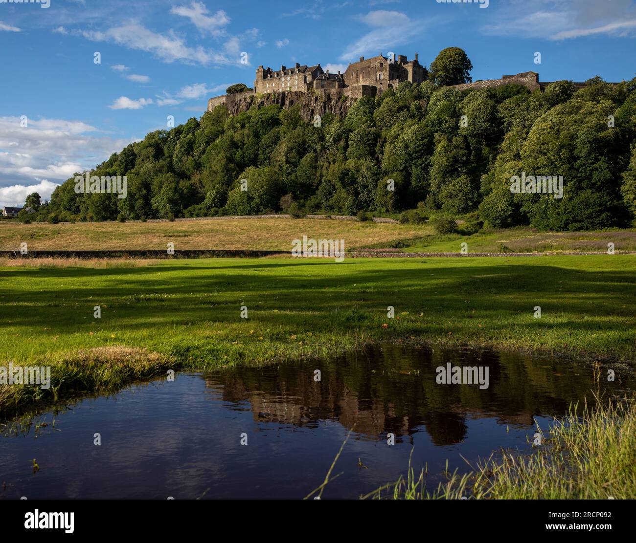 Stirling Castle viewed from King's Knot, one of the most famous and important Scottish Castles