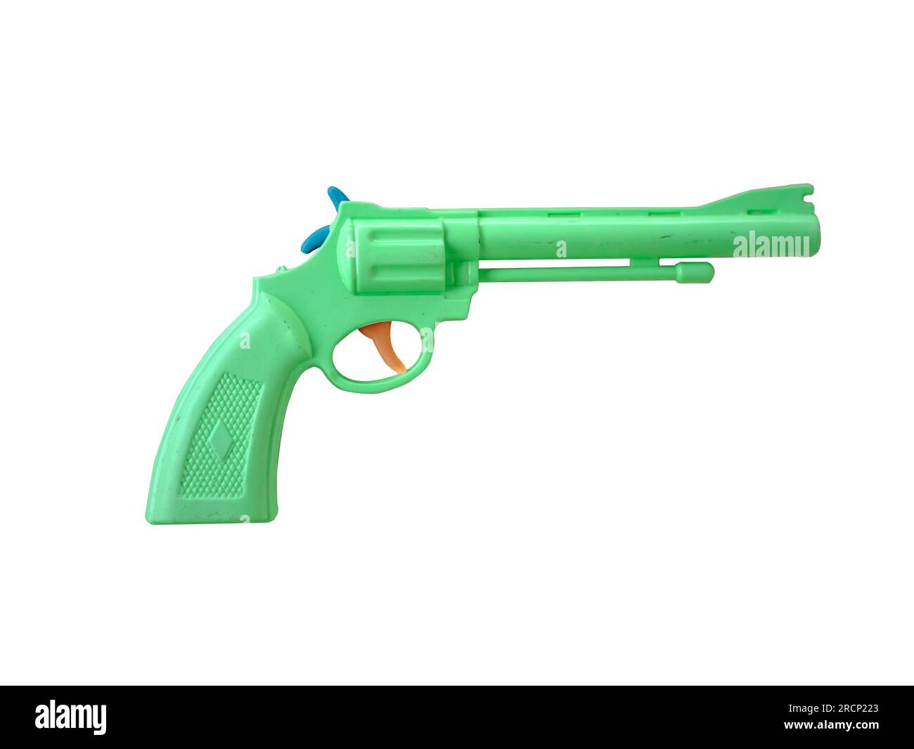 toy gun on a white background . Stock Photo