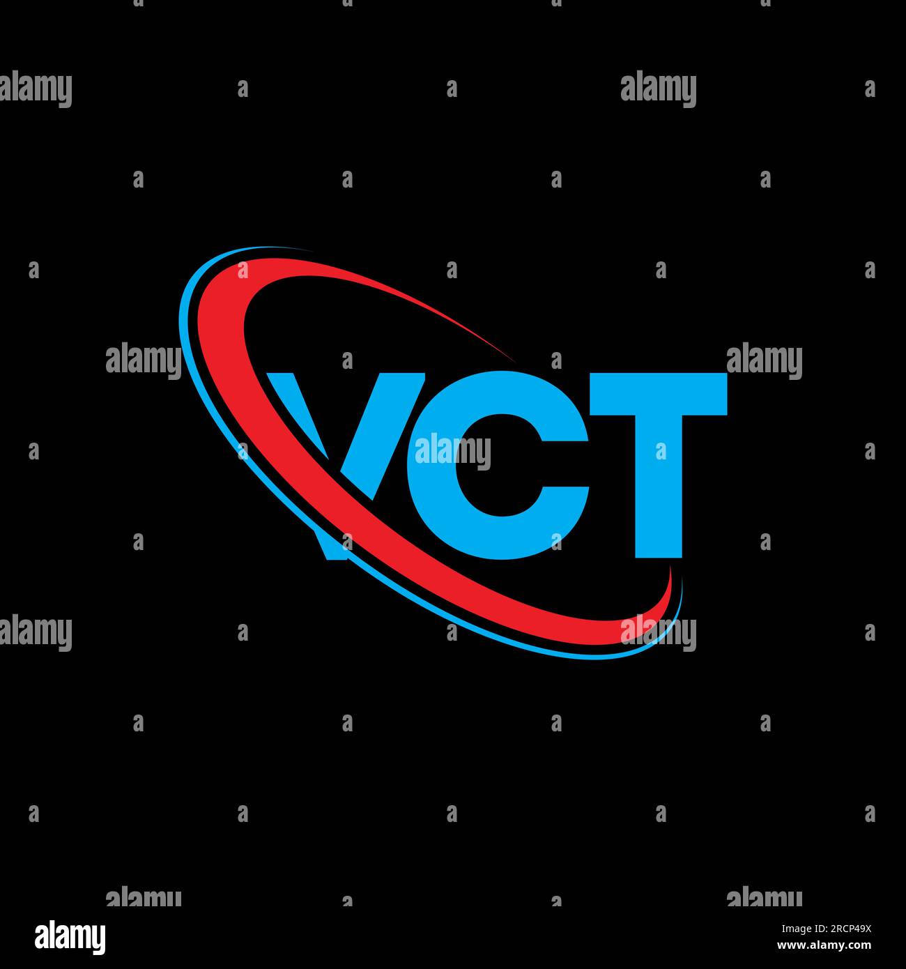VCT logo. VCT letter. VCT letter logo design. Initials VCT logo linked