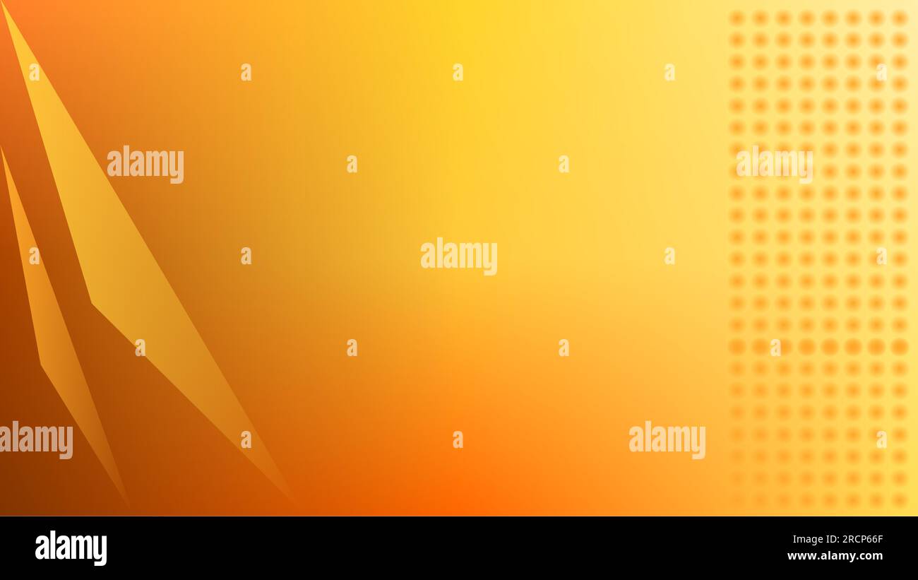 Sunset Orange Gradient Abstract Halftone Background Stock Vector