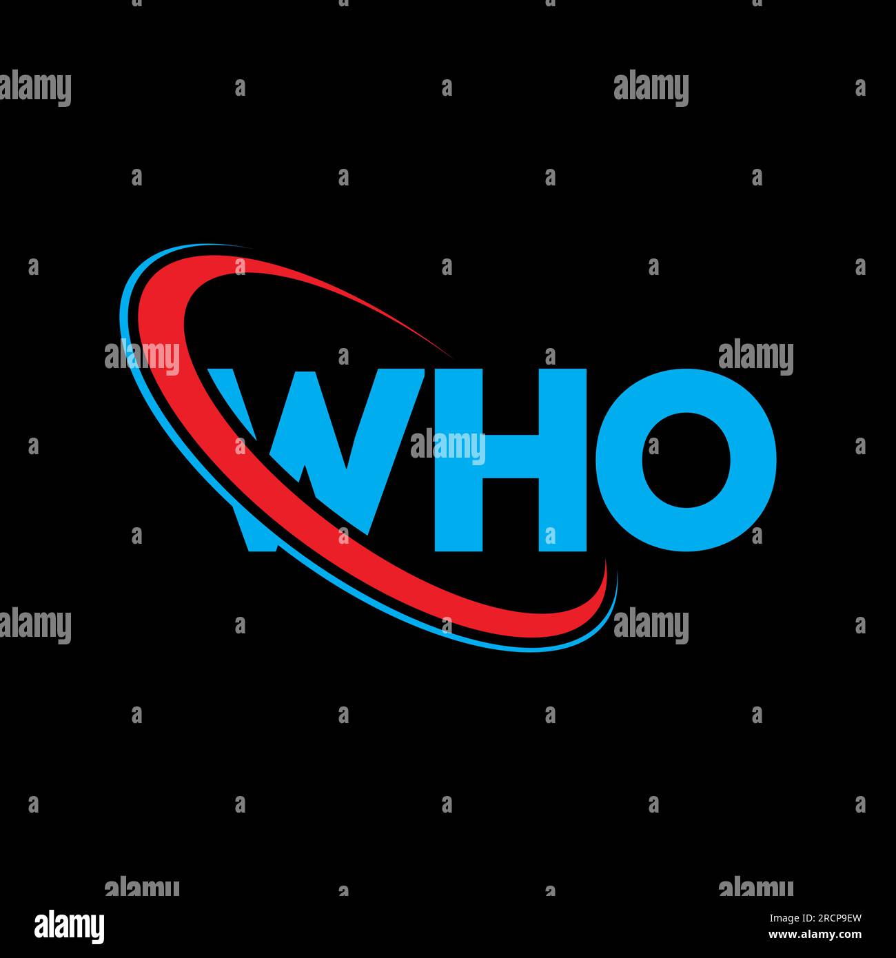 WHO logo. WHO letter. WHO letter logo design. Initials WHO logo linked ...