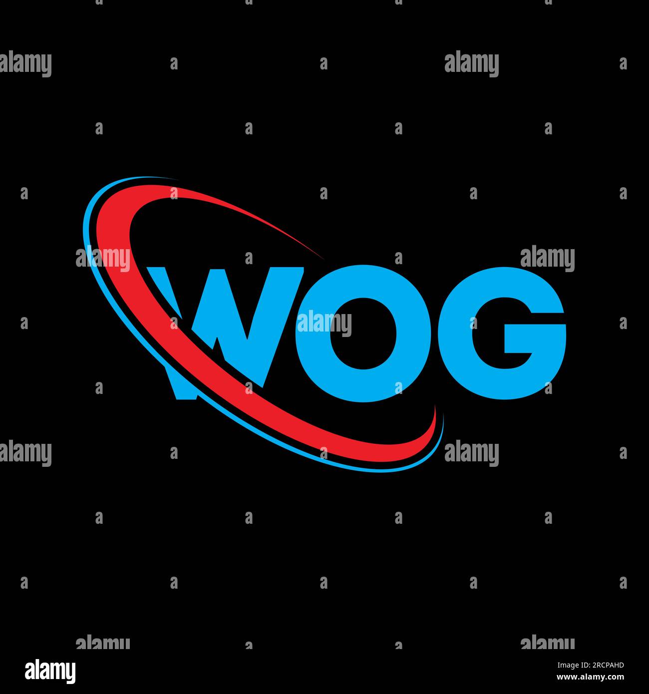 WOG logo. WOG letter. WOG letter logo design. Initials WOG logo linked ...