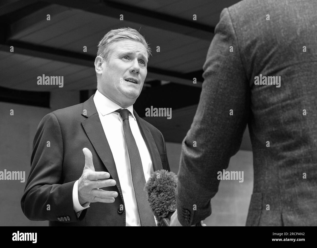 Keir starmer Black and White Stock Photos & Images - Alamy
